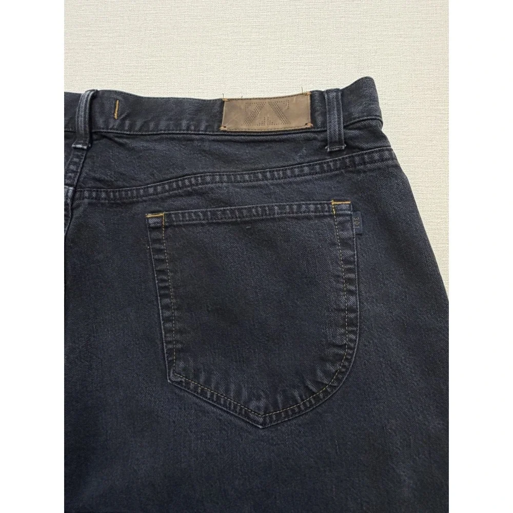 Zegna Sport Denim Project Men's Black Jeans Size 42 Luxury Cotton